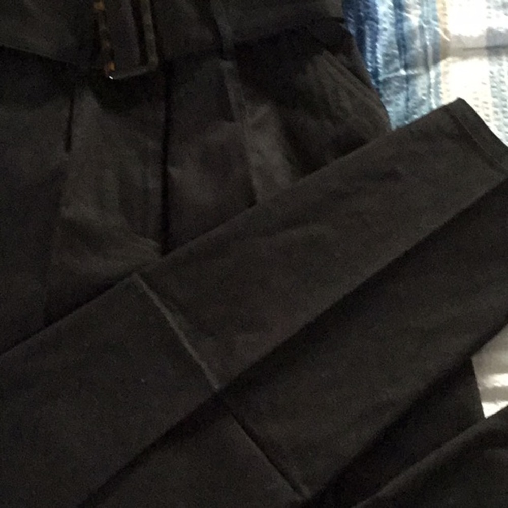 ASOS black pants with Belt, Size 4US